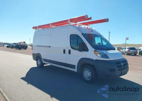 2018 Ram Promaster 2500 High Roof 159 Wb from USA, damaged, VIN 3C6TRVDG0JE154828